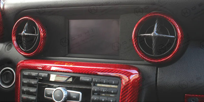 Mercedes Benz SLK R172 Air Vent Selector - Carbon Fibre - TMC Motorsport