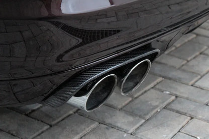 Porsche Panamera Exhaust Frame Trim - Carbon Fibre