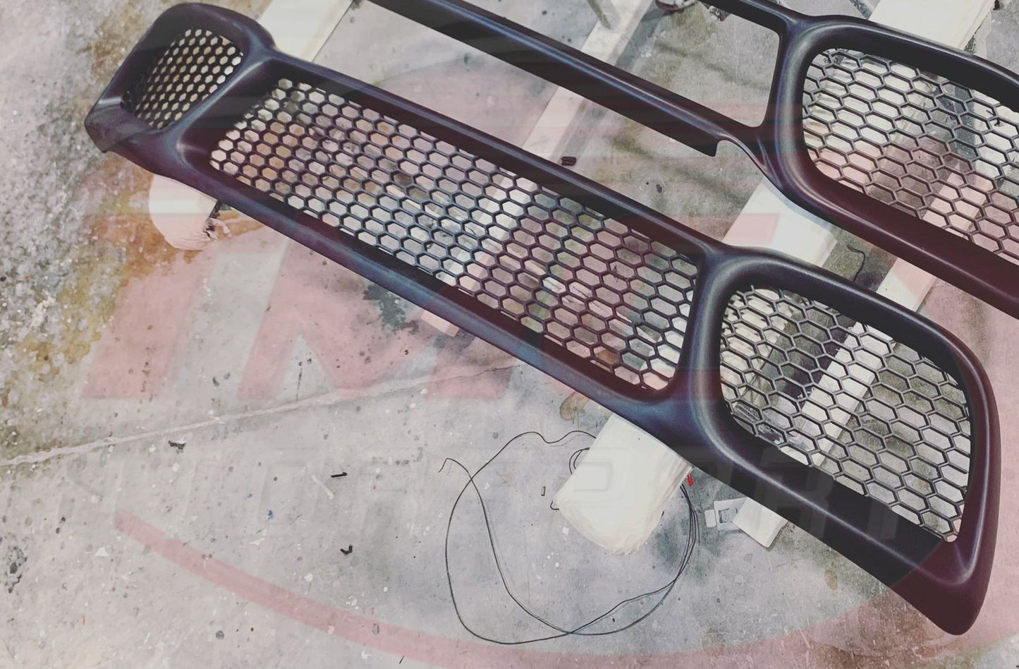 CHD Tuning Front Bumper Mask with Grilles with for Abarth 500 - TMC Motorsport