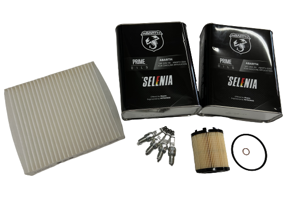 Genuine Abarth 500 / 595 / 695 Service Kit UK MAINLAND SHIPPING INCLUDED - TMC Motorsport