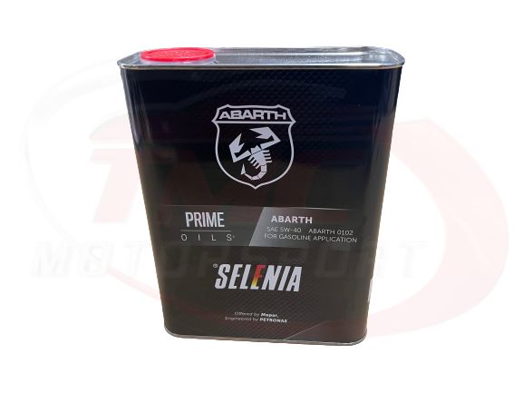 Genuine Abarth Selenia 5W40 2L Engine Oil for Abarth 1.4 Multiair Engine Punto Evo, 124 Spider - TMC Motorsport