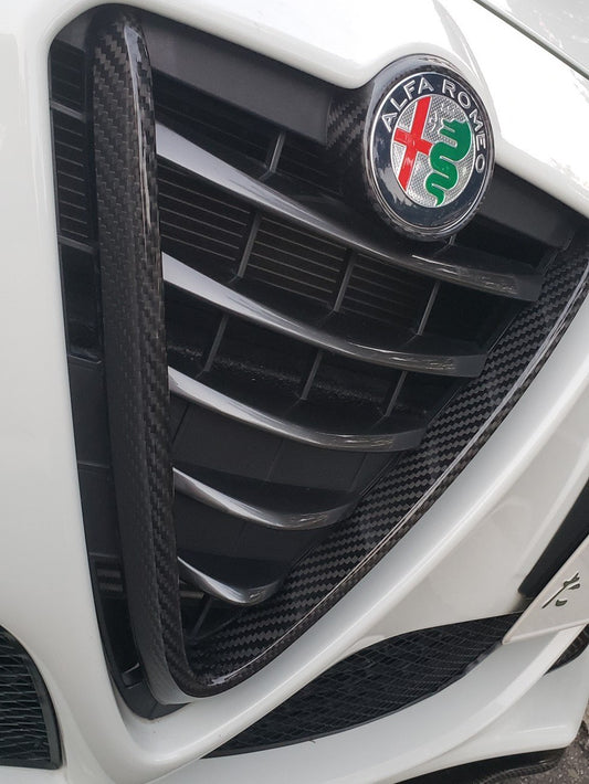 Alfa Romeo Giulietta MY 2014 Front Grille Frame Cover - Carbon Fibre