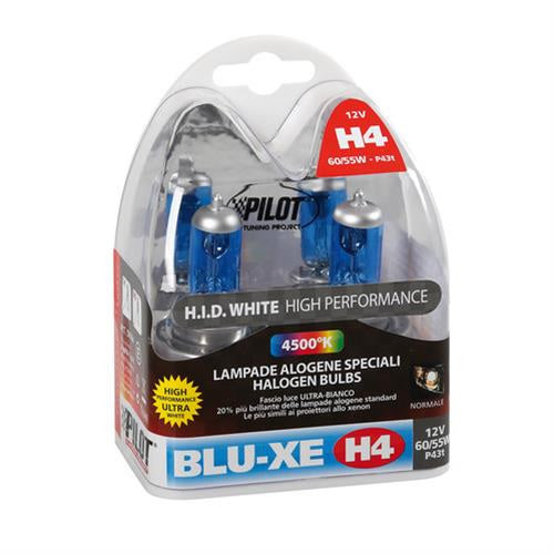 H4 12V 55W Xenon Style Dipped Beam Bulbs - Pair - TMC Motorsport