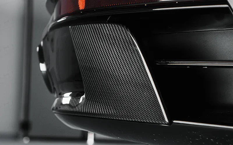 Porsche 992 Rear Diffuser Flaps Cover - Carbon Fibre - TMC Motorsport