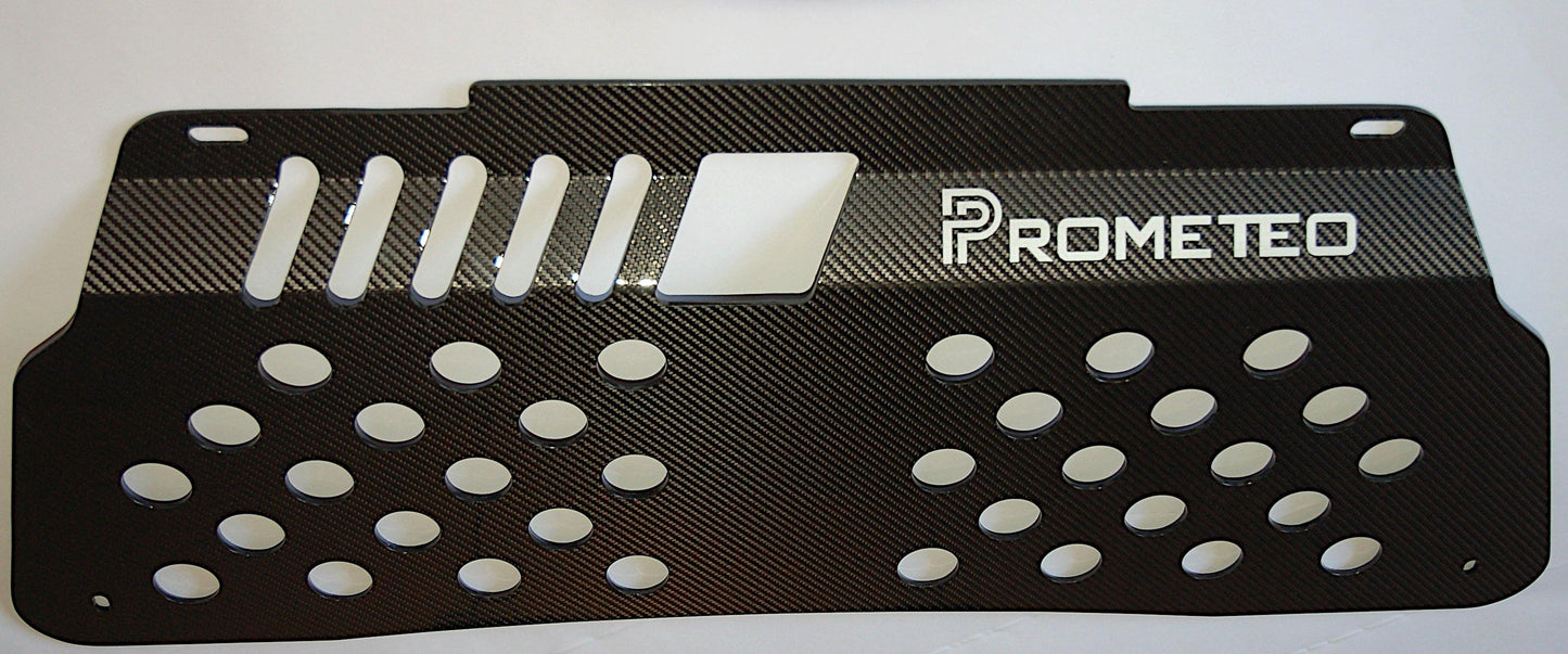 Prometeo Engine Skid Pan Carbon Fibre Abarth 500 / 595 / 695 - TMC Motorsport