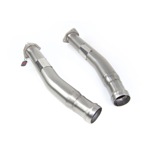 Aston Martin V8 Vantage Secondary Catalyst Replacement Pipes (2011-18) - QuickSilver Exhausts
