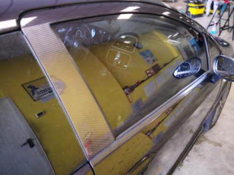 Abarth Punto Evo Door Trim Mouldings Carbon - 3 Door Model - TMC Motorsport