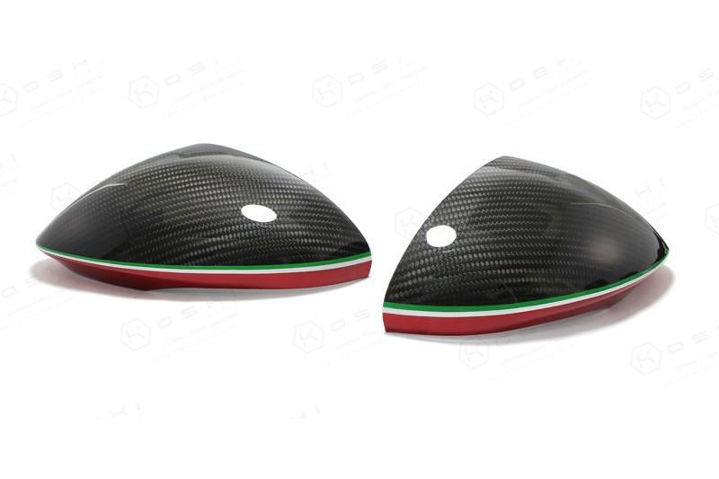 Alfa Romeo Stelvio Mirror Caps - Carbon Fibre - TMC Motorsport