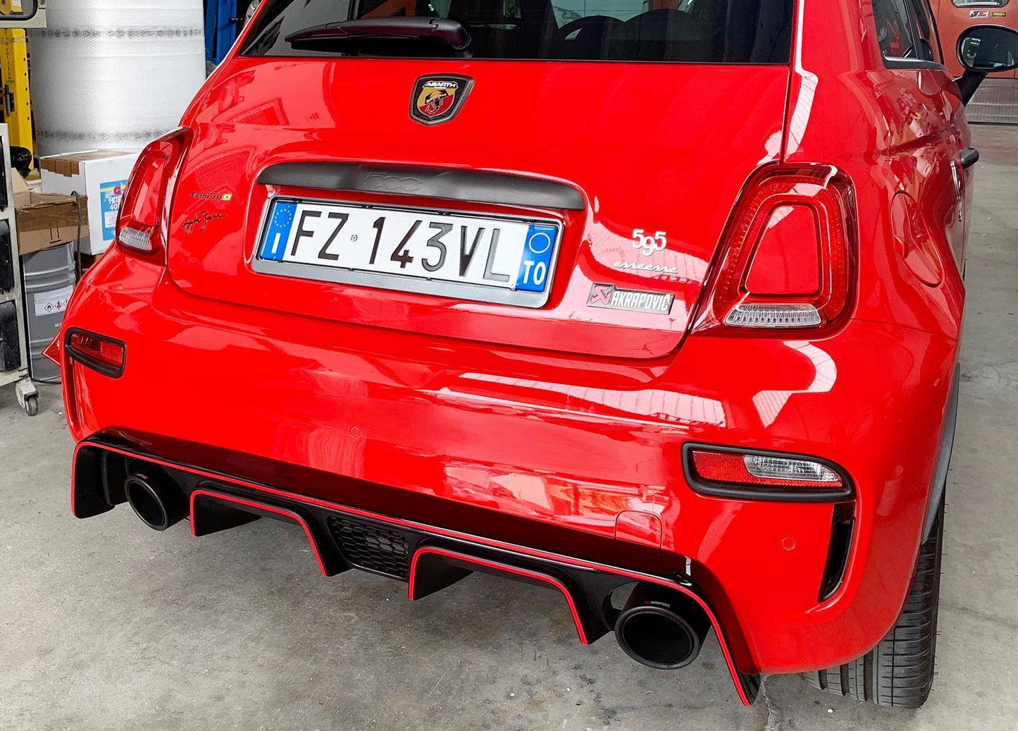 CHD Tuning Diffuser Extension for Abarth 595 - TMC Motorsport