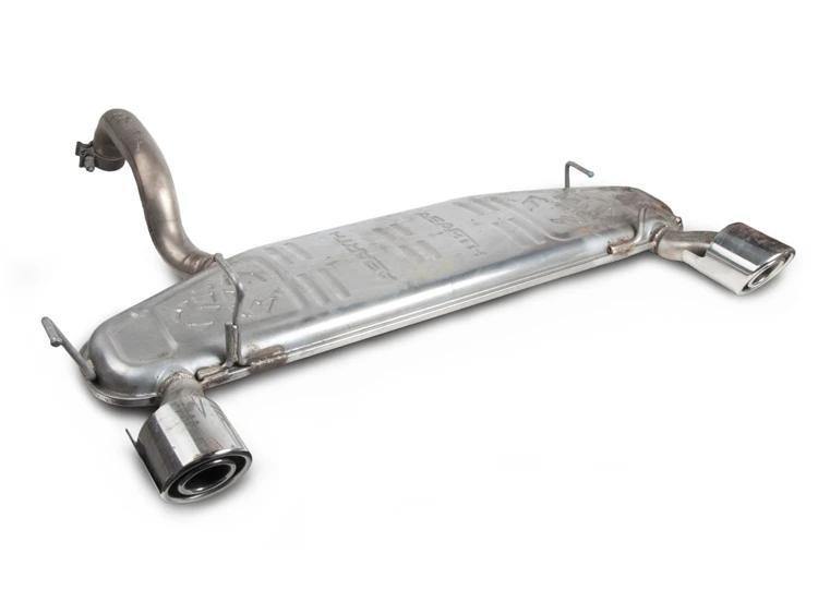 Genuine Abarth Exhaust Rear Silencer - 500 Abarth (Standard) - TMC Motorsport