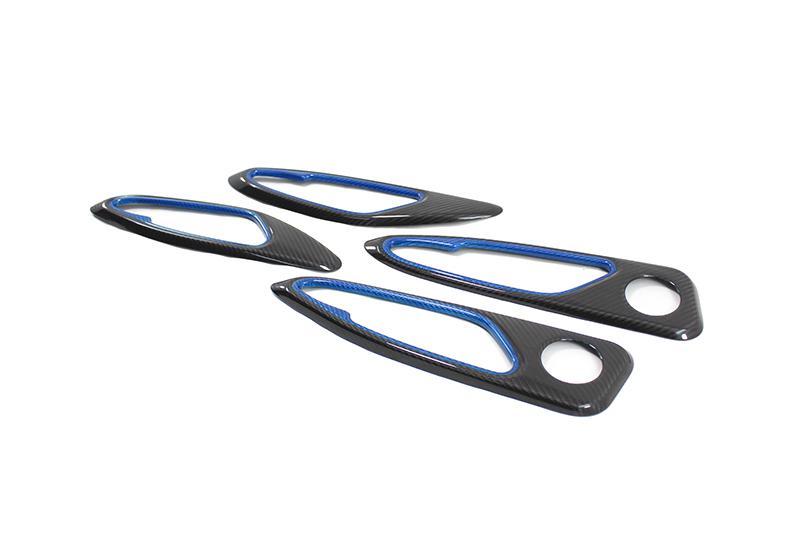 Alfa Romeo Giulia Internal Door Handles Frame Trim - Carbon Fibre - TMC Motorsport