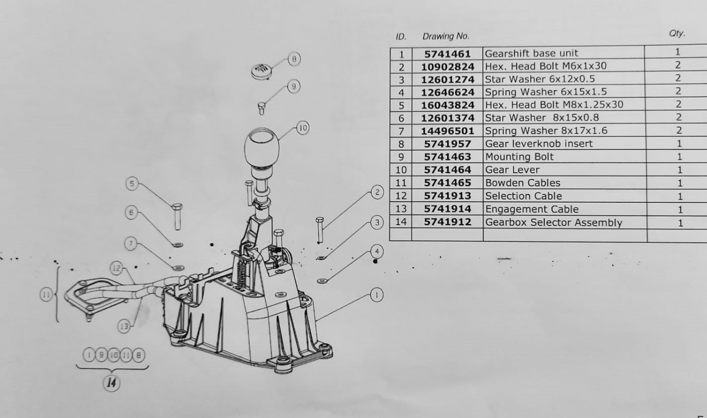 Genuine Abarth Assetto Corse Floor Mounted Gearshifter - TMC Motorsport
