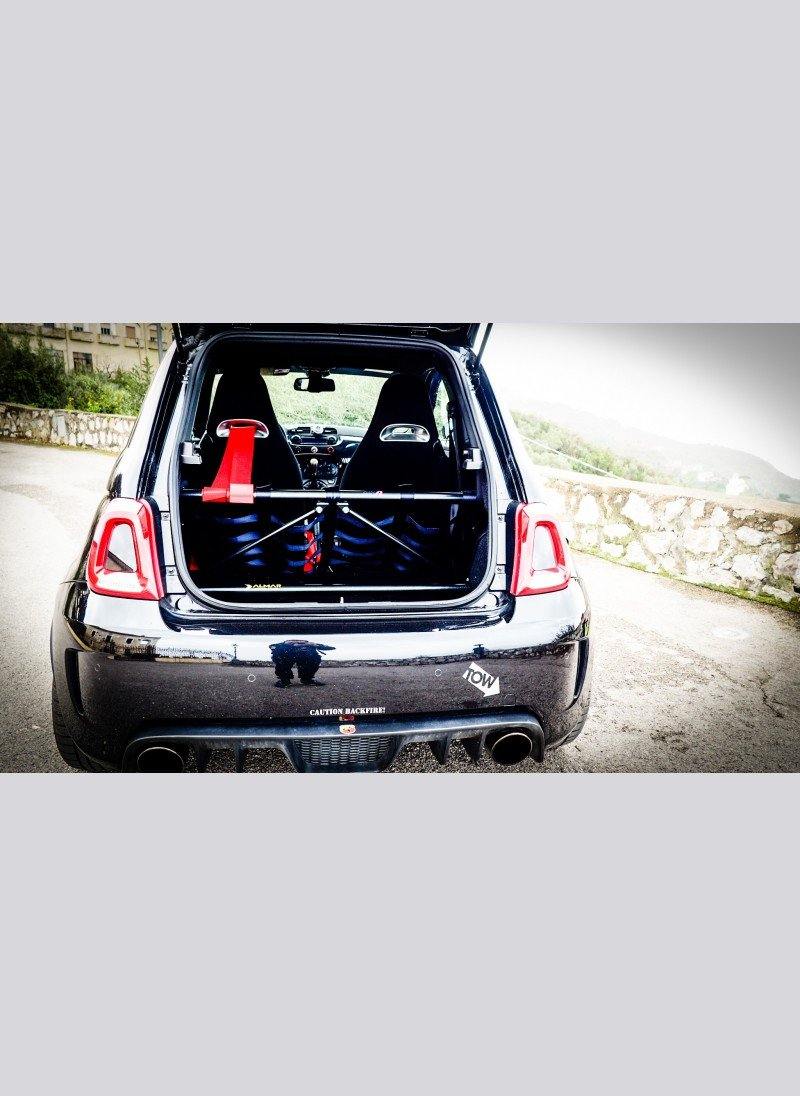 Abarth 500 / 595 / 695 REAR STRUT BAR WITH TIE RODS KIT - DNA RACING - TMC Motorsport