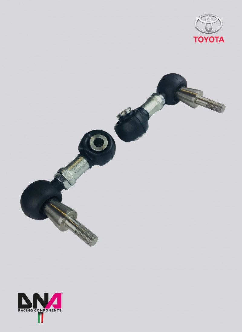 Toyota GR Yaris Rear Sway Bar Tie Rods On Uniball Kit - DNA Racing - TMC Motorsport