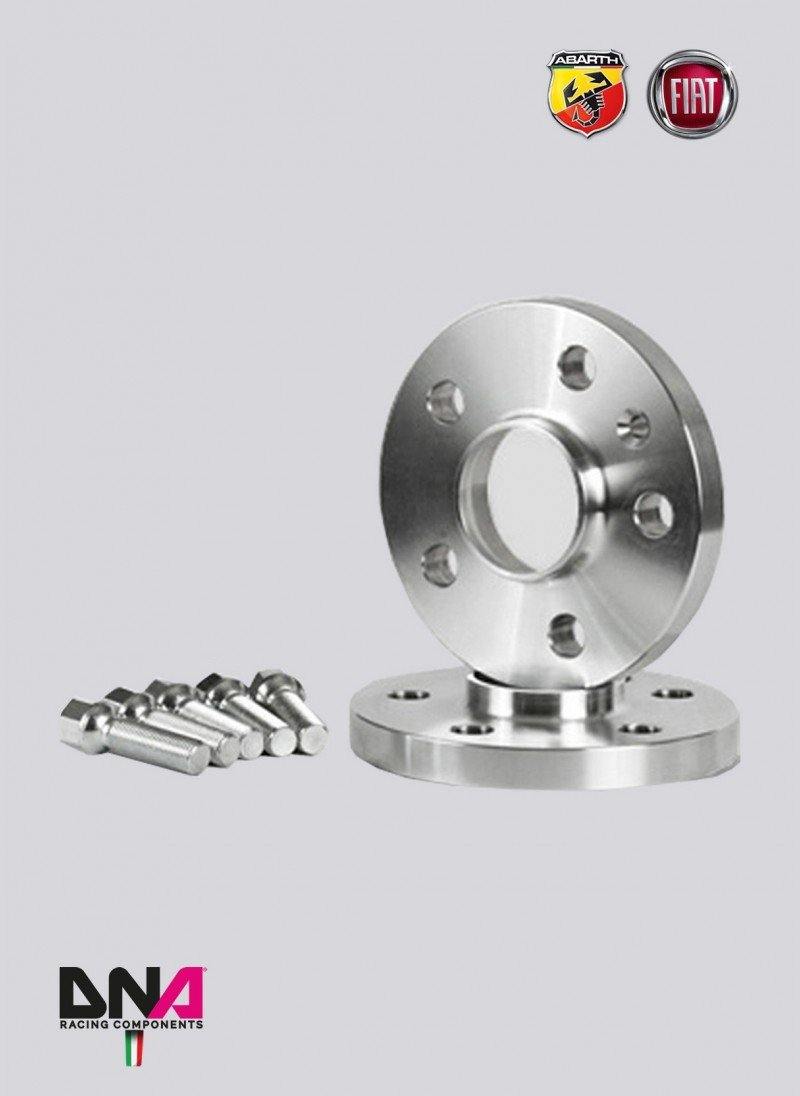 Abarth 500 / 595 / 695 10MM WHEEL SPACERS AND BOLTS KITS - DNA RACING - TMC Motorsport