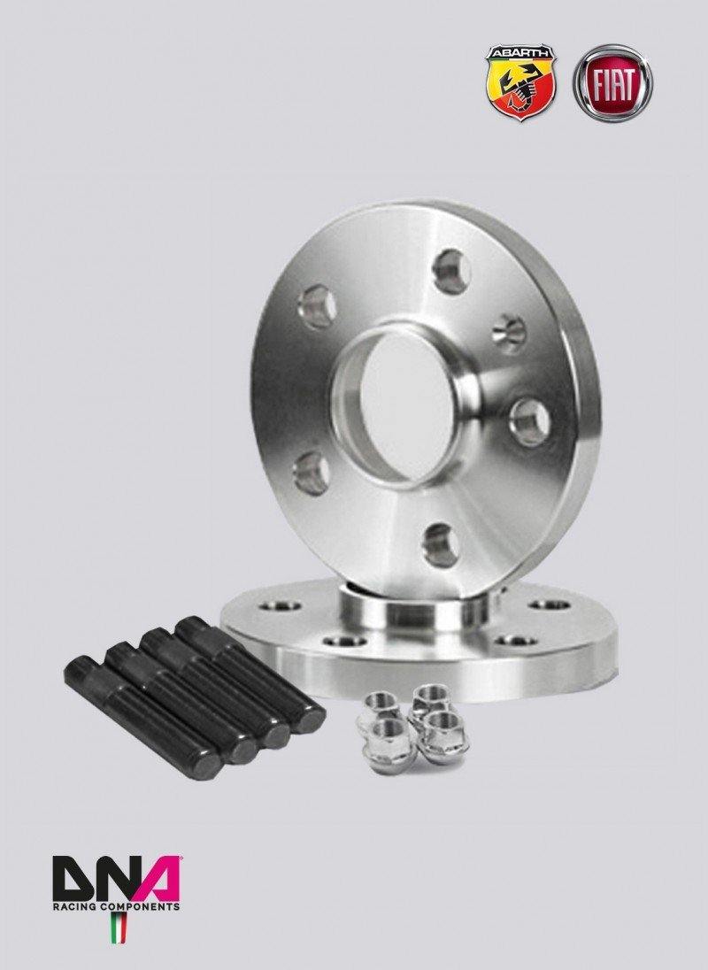 Abarth 500 / 595 / 695 MOTORSPORT WHEEL SPACERS STUDS + NUTS KITS 16MM - DNA RACING - TMC Motorsport