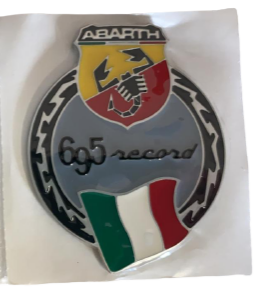 Genuine Abarth '695 Record' Badge - 500 Abarth - TMC Motorsport