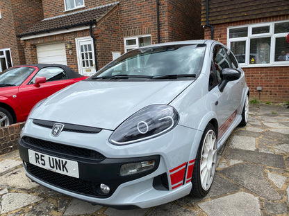 Abarth Abarth Punto Pre-cut, Easy Fit Plain Sunstrip - ESSENTIAL SQUEEGEE INCLUDED