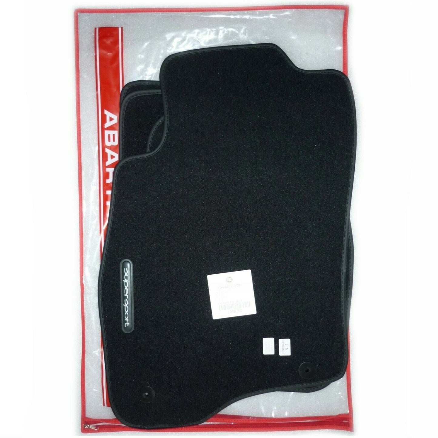 Genuine Abarth Carpet Mat Set - Abarth Punto Supersport - Left Hand Drive - TMC Motorsport