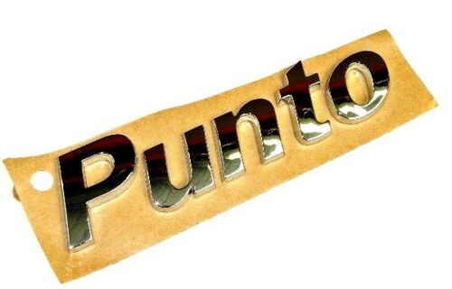 Fiat Punto 1999-2005 Chrome Effect PUNTO Emblem / Badge