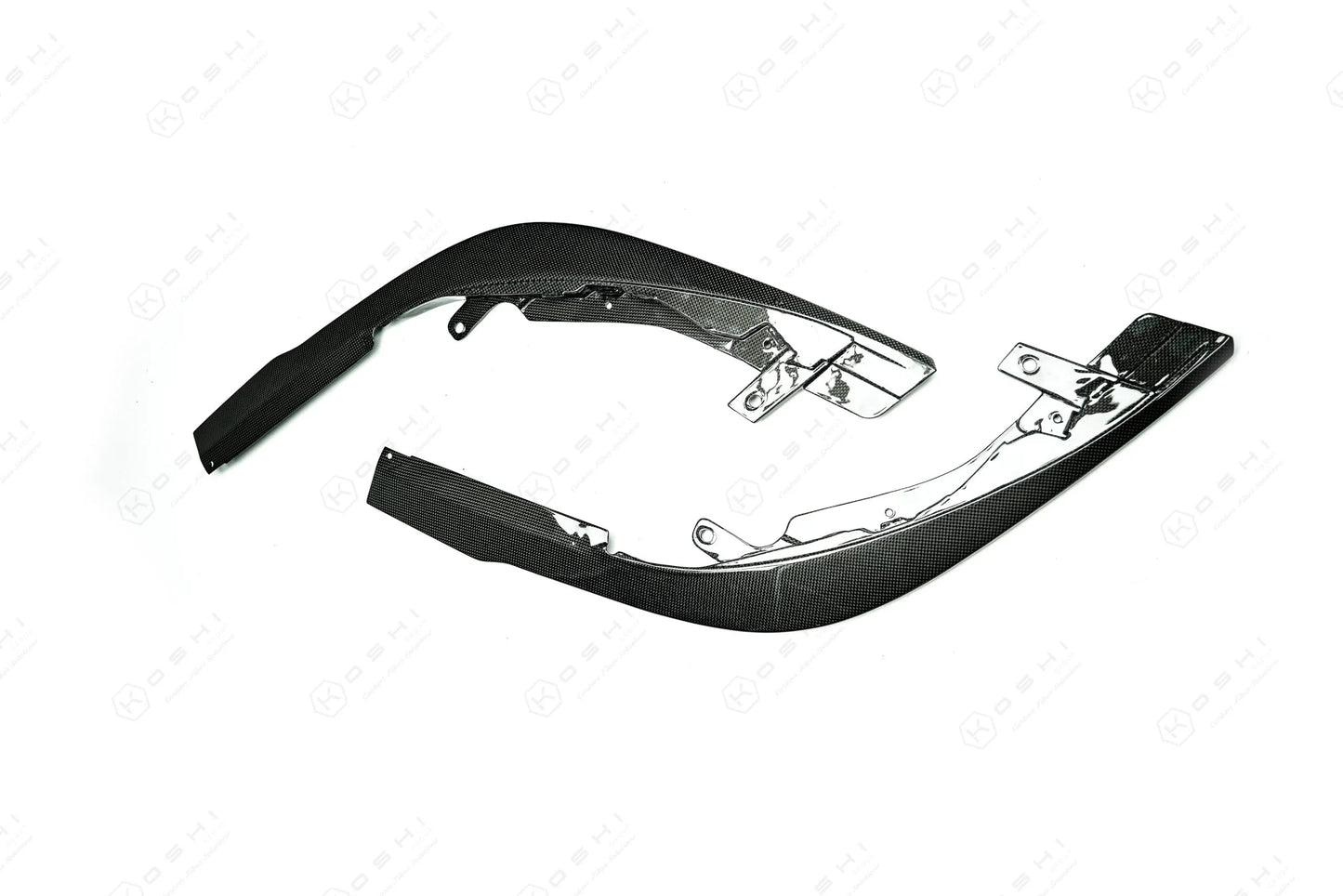 Ferrari F8 – Carbon Fibre Front Lateral Aero Spoilers - Carbon Fibre - TMC Motorsport