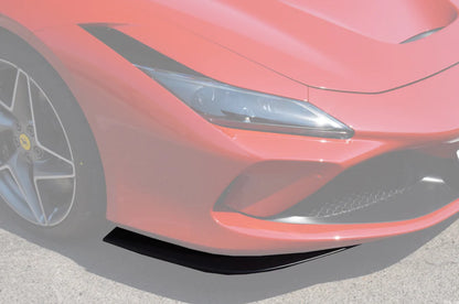 Ferrari F8 – Carbon Fibre Front Lateral Aero Spoilers - Carbon Fibre - TMC Motorsport