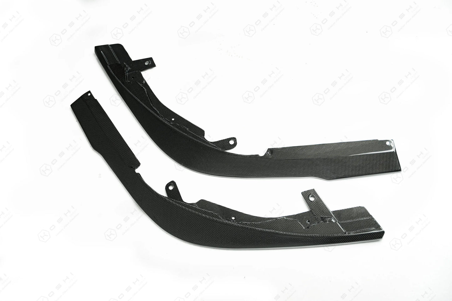 Ferrari F8 – Carbon Fibre Front Lateral Aero Spoilers - Carbon Fibre - TMC Motorsport