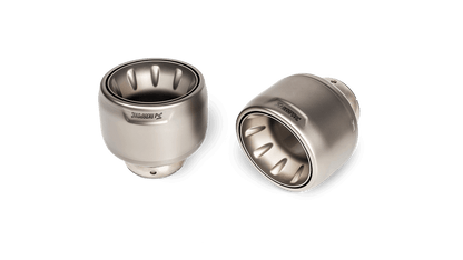 Porsche 718 Cayman GT4 / GTS 4.0 / Boxster GTS 4.0 | Tail Pipe Set (Titanium) - TMC Motorsport