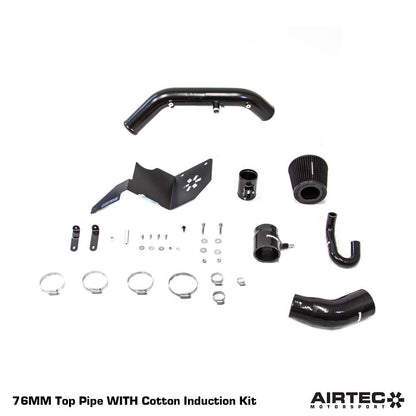 AIRTEC Motorsport RS-Style 76mm Top Induction Pipe for Fiesta ST180 - TMC Motorsport
