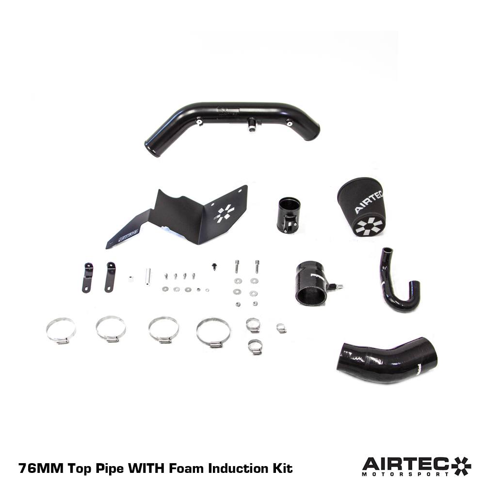 AIRTEC Motorsport RS-Style 76mm Top Induction Pipe for Fiesta ST180 - TMC Motorsport