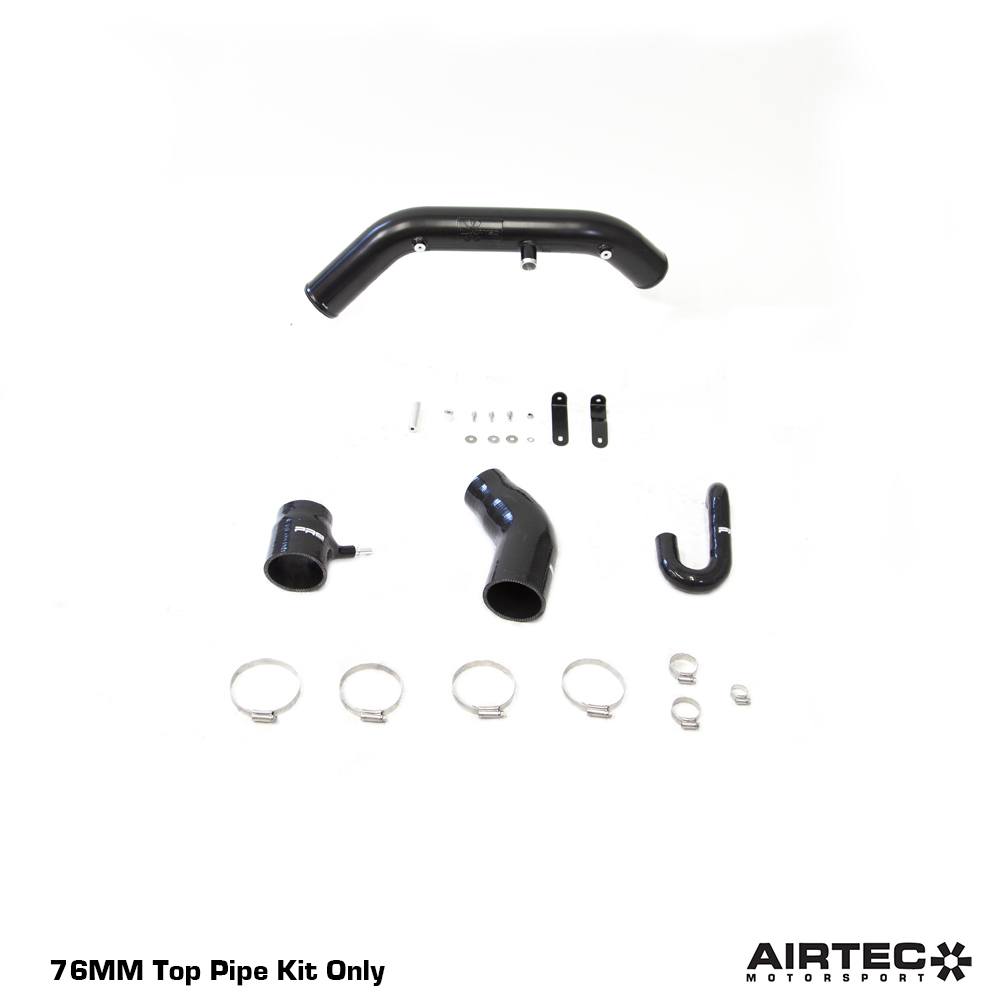 AIRTEC Motorsport RS-Style 76mm Top Induction Pipe for Fiesta ST180 - TMC Motorsport