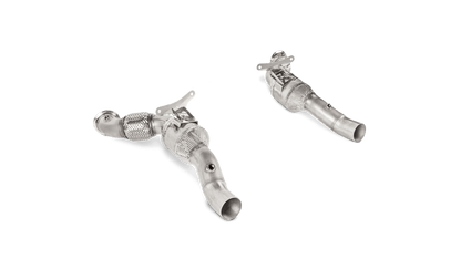 Ferrari 488 GTB / 488 Spider | Akrapovic | Link Pipe Set w/ Cat (SS) - TMC Motorsport