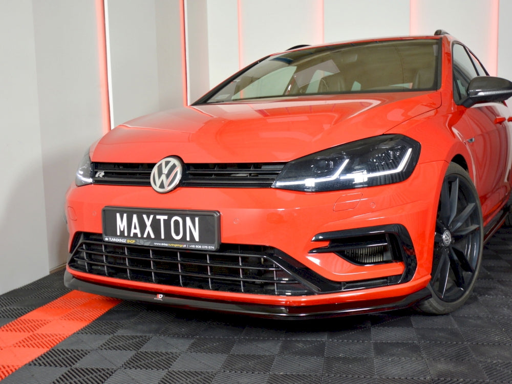 Maxton Design Front Splitter V.6 Volkswagen Golf R / R-Line Mk7 Facelift
