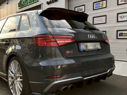 Maxton Design Rear Side Splitters Audi S3 8V Facelift Sportback (2017-2020)