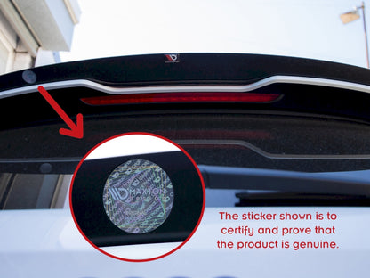Maxton Design Spoiler CAP Skoda Rapid Spaceback - Carbon Look
