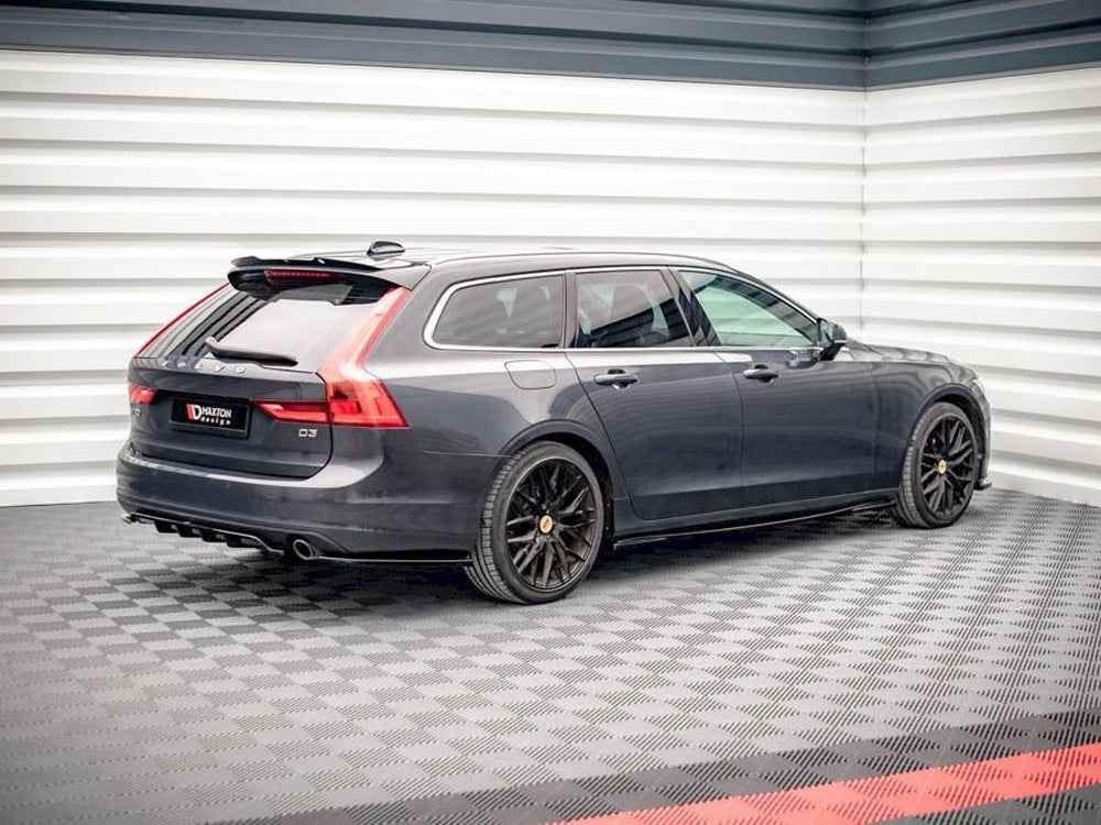 Maxton Design Rear Splitter V.1 (Vertical Bars) Volvo V90 Mk2
