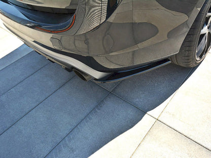 Maxton Design Rear Side Splitters Volvo V60 Polestar Facelift - Carbon Look