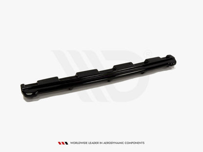 Maxton Design Central Rear Splitter (Vertical Bars) Alfa Romeo 147 GTA - Gloss Black
