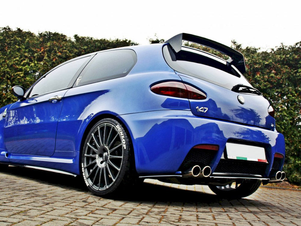 Maxton Design Rear Side Splitters Alfa Romeo 147 GTA - Carbon Look