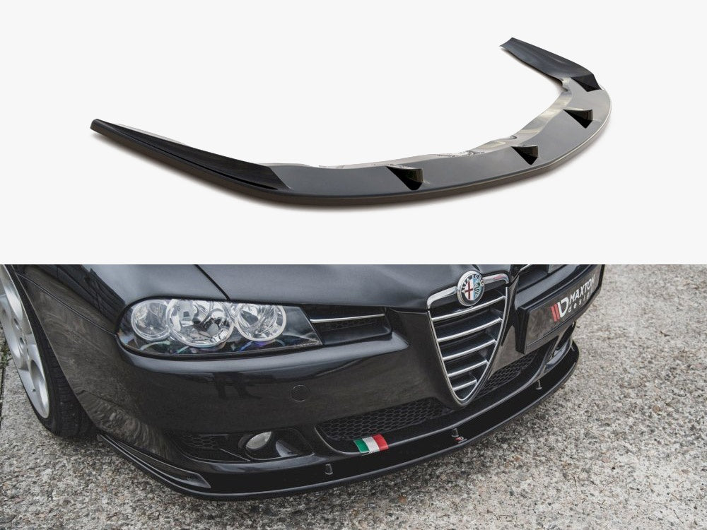 Maxton Design Front Splitter Alfa Romeo 156 Facelift (2003-2006) - Textured