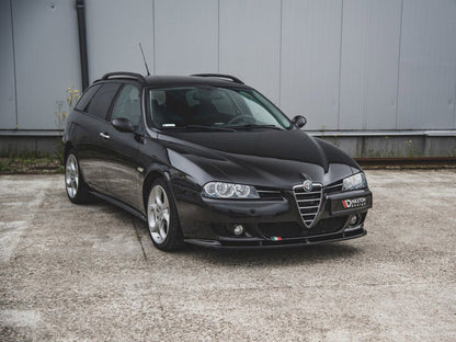 Maxton Design Front Splitter Alfa Romeo 156 Facelift (2003-2006) - Textured