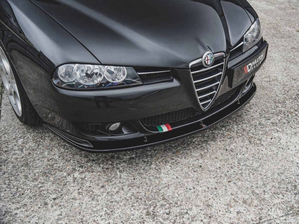 Maxton Design Front Splitter Alfa Romeo 156 Facelift (2003-2006) - Textured