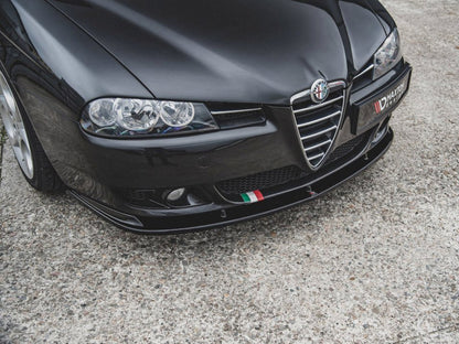 Maxton Design Front Splitter Alfa Romeo 156 Facelift (2003-2006) - Textured