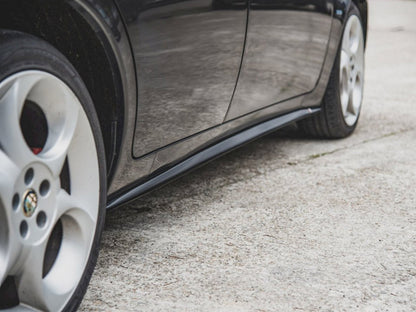 Maxton Design Side Skirts Diffusers Alfa Romeo 156 Facelift (2003-2006) - Textured