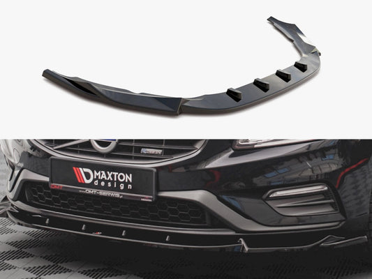 Maxton Design Front Splitter V1 Volvo S60 R-design MK2 (2014-2018)