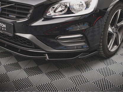 Maxton Design Front Splitter V1 Volvo S60 R-design MK2 (2014-2018)