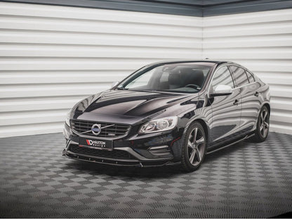 Maxton Design Front Splitter V1 Volvo S60 R-design MK2 (2014-2018)