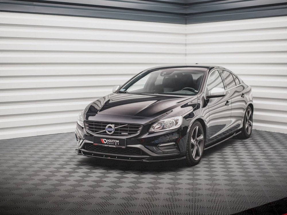 Maxton Design Front Splitter V2 Volvo S60 R-design MK2 (2014-2018)