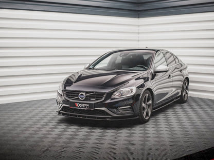 Maxton Design Front Splitter V2 Volvo S60 R-design MK2 (2014-2018)