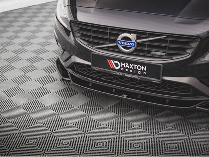 Maxton Design Front Splitter V2 Volvo S60 R-design MK2 (2014-2018)